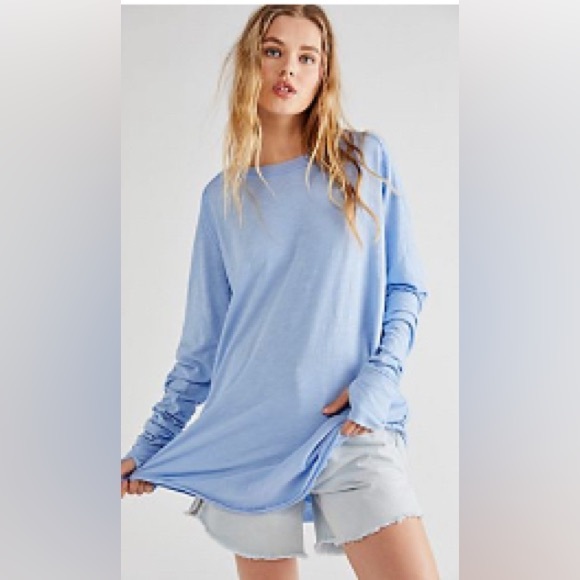 We The Free Tops - we the free arden tee in vintage blue